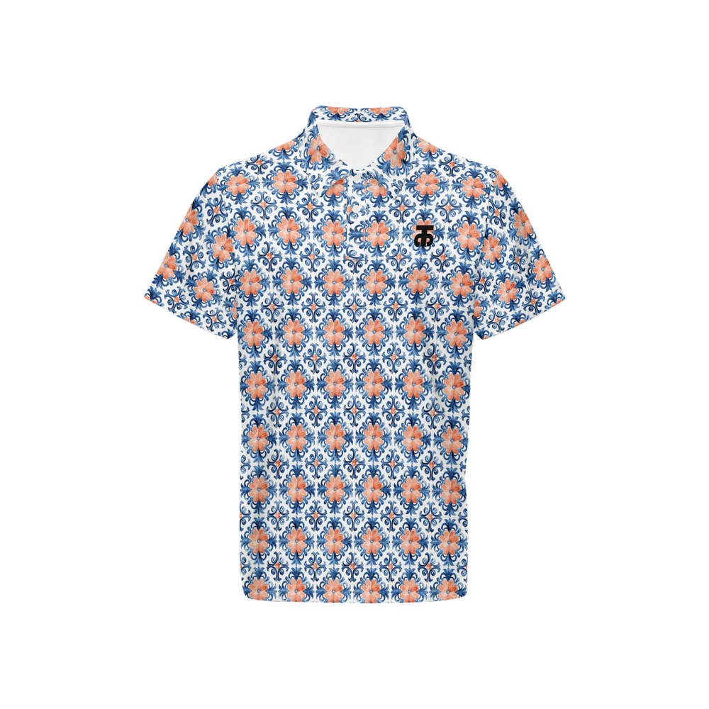 Azulejo Teal Orange