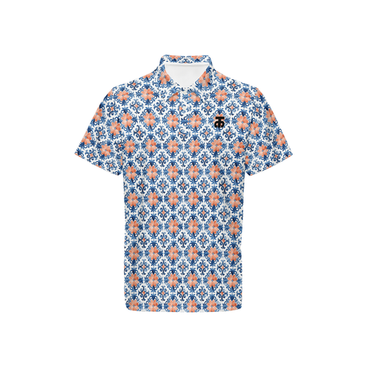 Azulejo Teal Orange