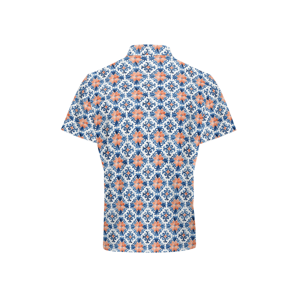 Azulejo Teal Orange