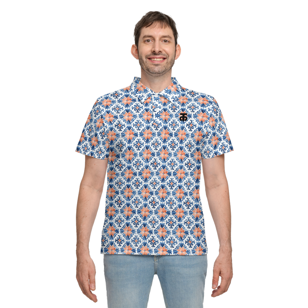 Azulejo Teal Orange