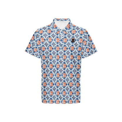 Azulejo Teal Orange