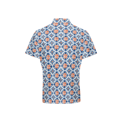 Azulejo Teal Orange