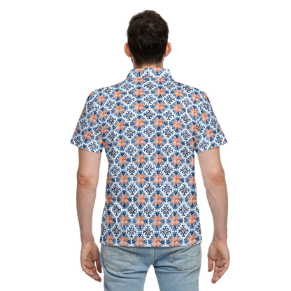 Azulejo Teal Orange