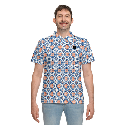Azulejo Teal Orange